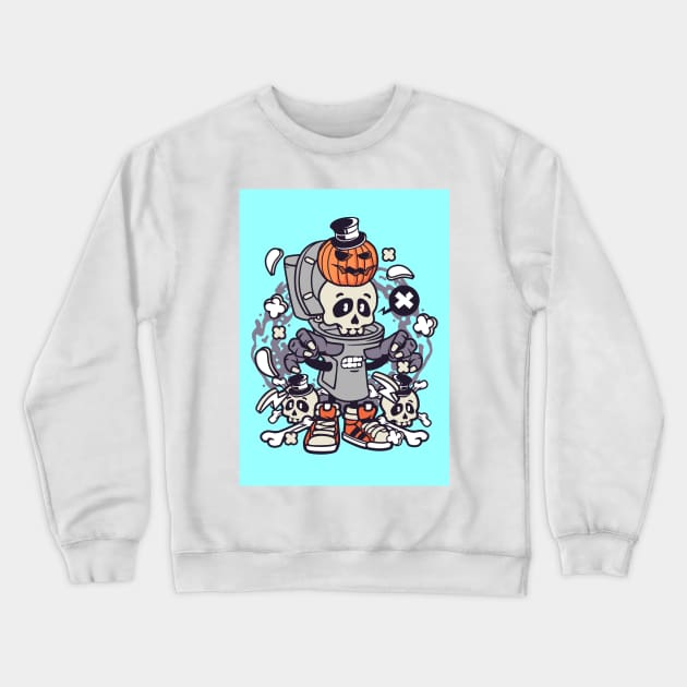 Design 52 Toilet Closet Crewneck Sweatshirt by Hudkins